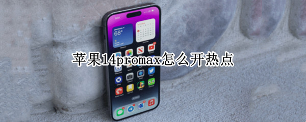 苹果14promax怎么开热点（11promax热点怎么开）