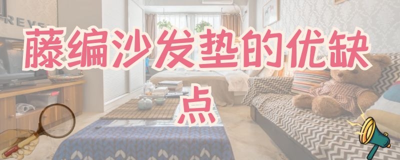 藤编沙发垫的优缺点 藤席沙发垫好吗