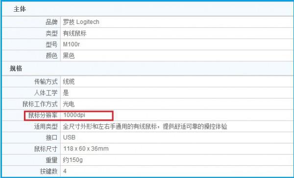 怎么看自己鼠标的DPI是多少?鼠标怎么查看光学分辨率?鼠标的DPI怎么调节?