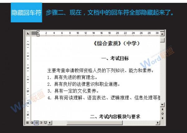 Word2003文档中的回车符怎么隐藏