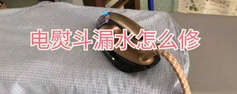 电熨斗漏水怎么修（电熨斗漏水怎么修理视频）