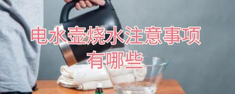 电水壶烧水注意事项有哪些（电水壶烧水注意事项有哪些呢）