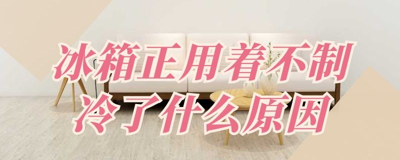 冰箱正用着不制冷了什么原因（冰箱正用着不制冷了什么原因视频）