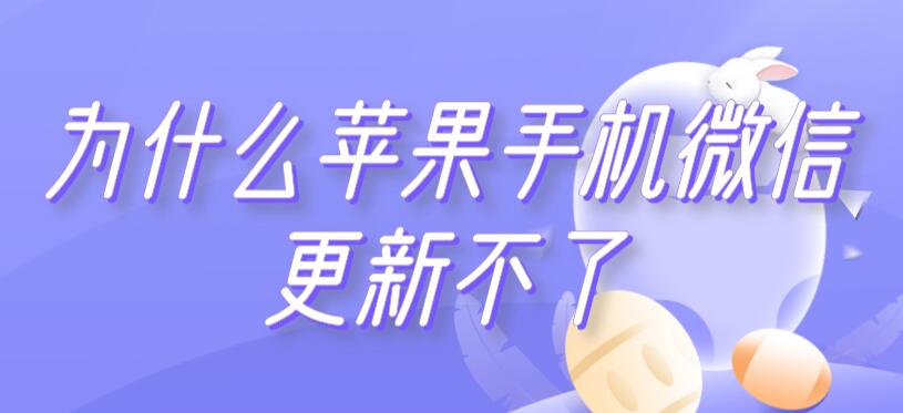 为什么苹果手机微信更新不了(为什么苹果手机微信更新不了,先生ID密码不正确)
