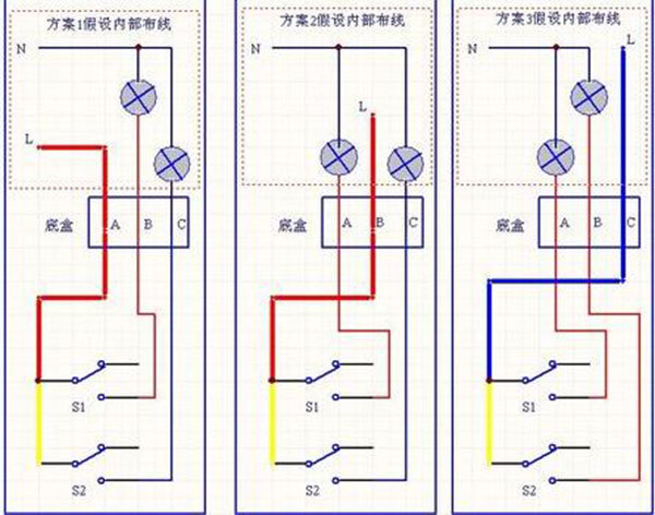 双联开关接线图从哪里可以查询到 双联开关接线图从哪里可以查询到呢