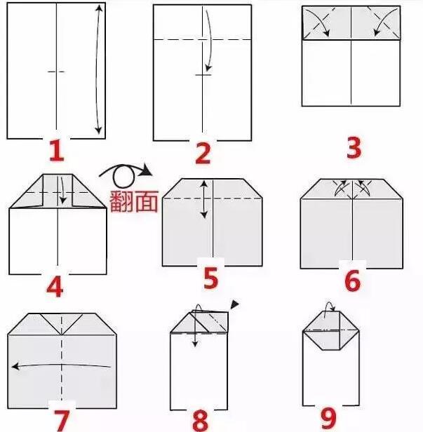 史上*全的空中纸飞机折法