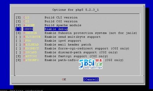 FreeBSD6.2上搭建apache2.2+mysql5.11+php5+phpmyadmin