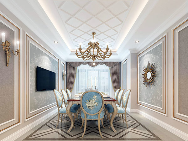 140平法式轻奢风格装修多少钱 法式轻奢风格装修效果图84平