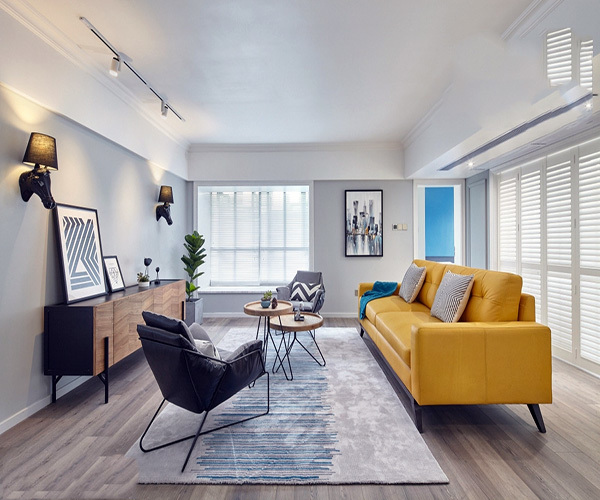 90㎡极简北欧风装修案例(极简北欧风装修效果图)