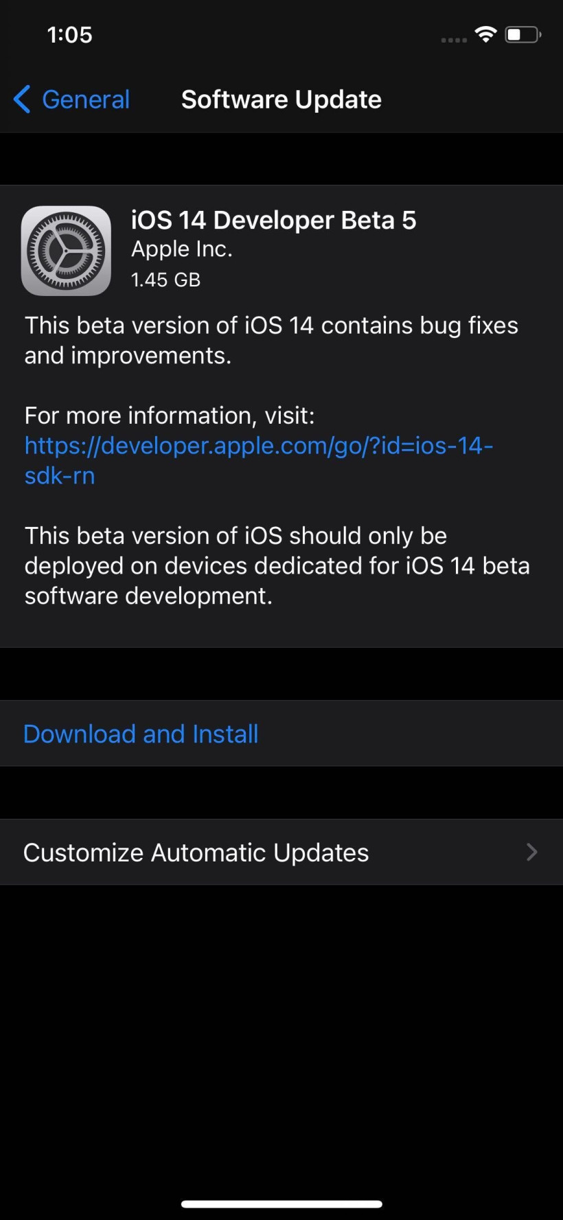 iOS14beta5描述文件怎么下载（ios14beta5描述文件下载地址）