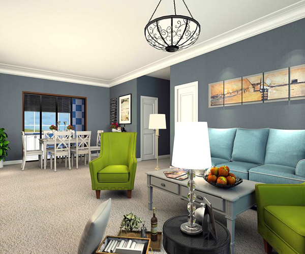 140平米三室两厅装修 演绎与众不同高冷范儿