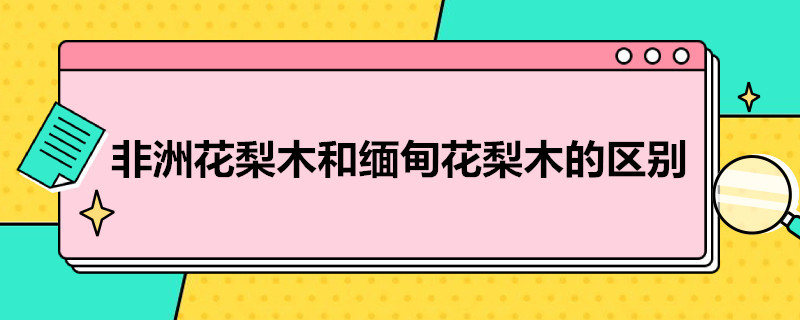 非洲花梨木和缅甸花梨木的区别（花梨木非洲的好还是缅甸的好）