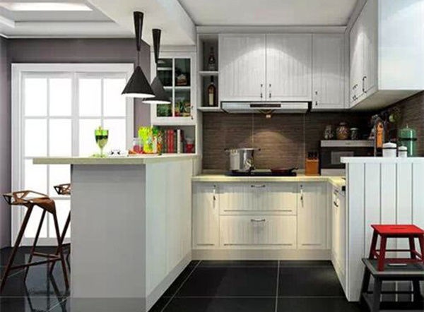 半封闭厨房吧台设计五大注意事项（封闭厨房开个小窗口当吧台）