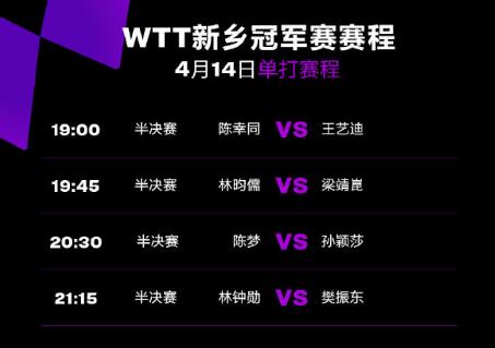 今天2023WTT新乡乒乓球赛赛程（2021新乡乒乓球比赛赛程）